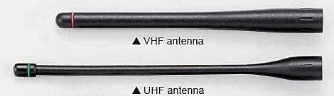 Anten máy bộ đàm theo dải tần số hoạt động của bộ đàm UHF và VHF