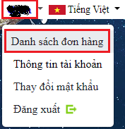 Danh sách đơn hàng