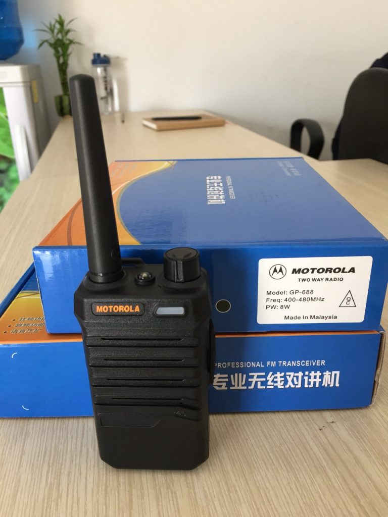 Bộ đàm Motorola GP-688 được rất nhiều khách hàng hoạt động trong các lĩnh vực khác nhau
