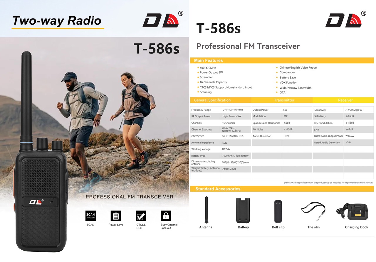 Tại sao nên lựa chọn bộ đàm DL T-586s của Địa Long