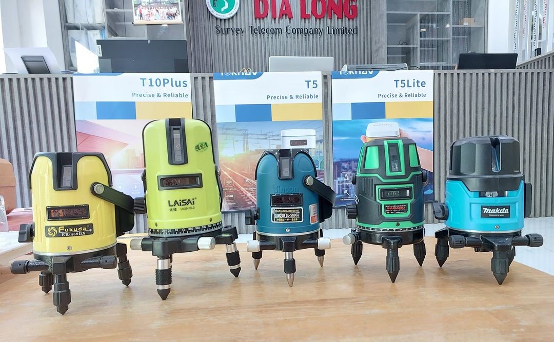 Máy cân bằng laser 5 tia xanh hay đỏ - Loại nào phù hợp hơn?