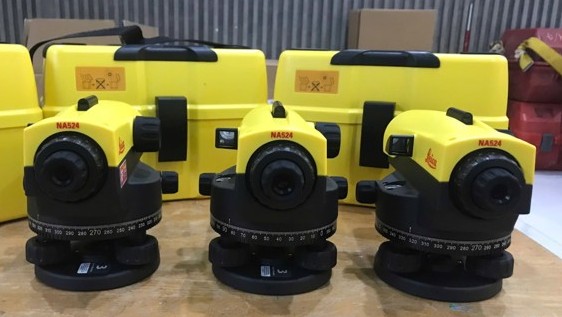 Những công việc phù hợp sử dụng máy thủy bình Leica NA 524