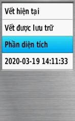 Các bước đo điện tích đất trên máy gps cầm tay 64X