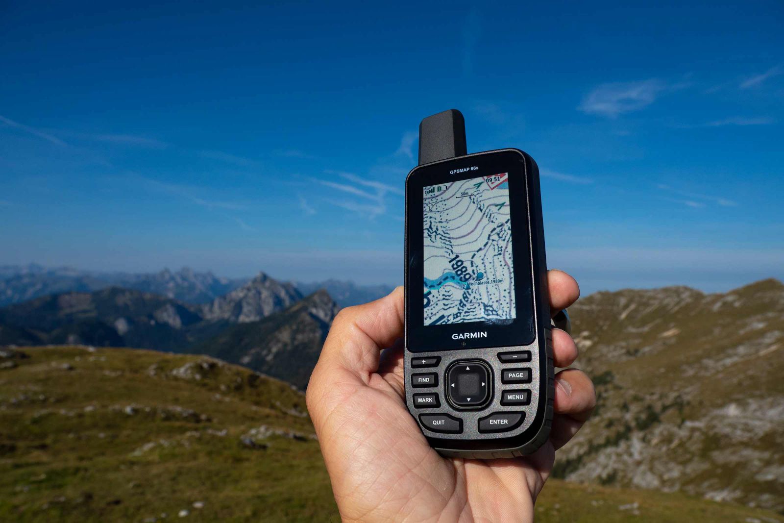 ứng dụng máy định vị cầm tay GPS Map66S