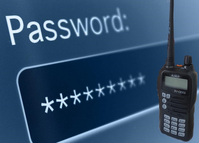 Tính năng bảo vệ mật khẩu cho phép bạn nhập mật khẩu vào trước khi thay đổi bất cứ thông tin nào của máy bộ đàm