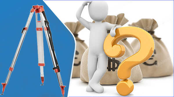 Giá chân nhôm máy toàn đạc 2 khóa