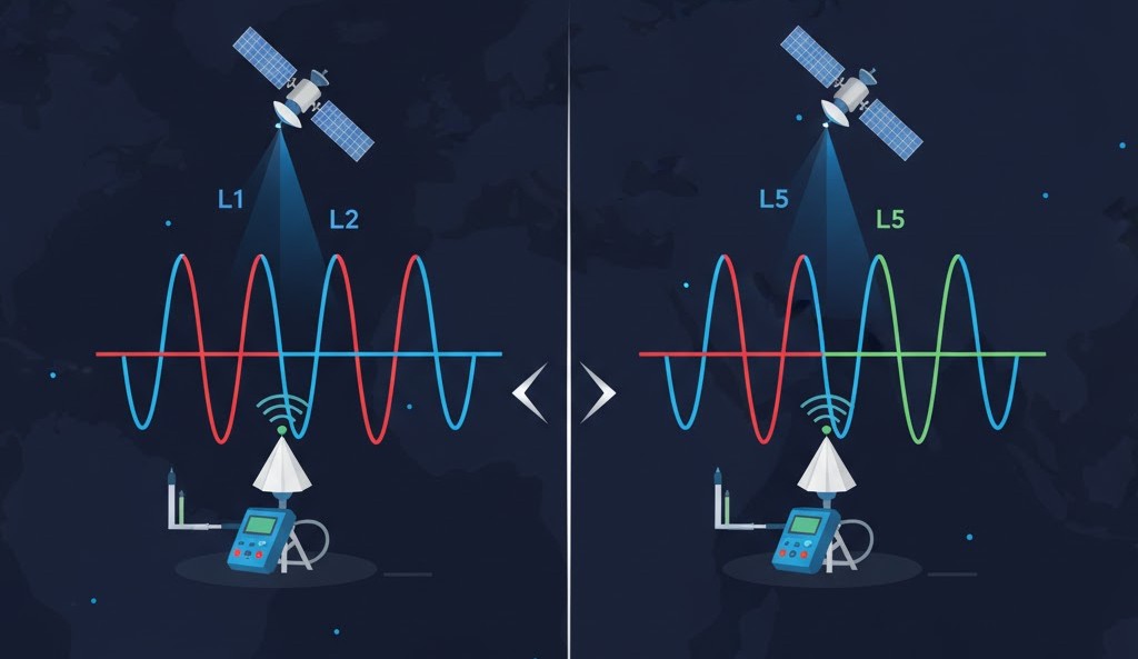 Giải mã công nghệ GPS RTK đa tần: RTK 2 tần và RTK 3 tần khác nhau thế nào?