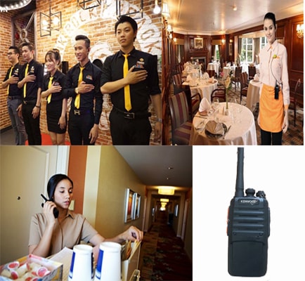 Lợi ích khi sử dụng máy bộ đàm cho nhà hàng, khách sạn, quán karaoke