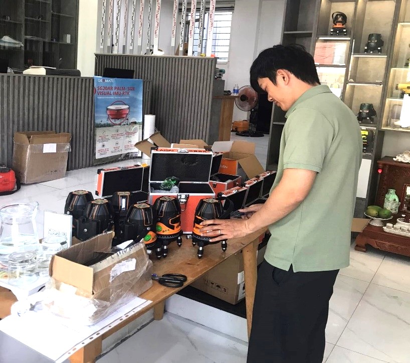 Máy cân bằng Laser Laisai báo lỗi. Nguyên nhân và cách xử lý
