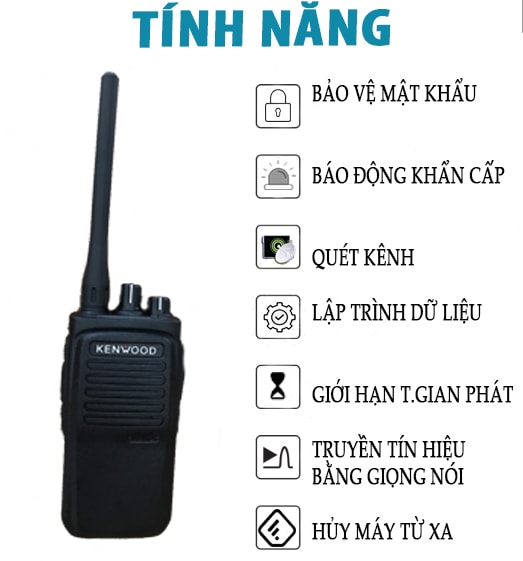 Những tính năng nổi bật của máy bộ đàm