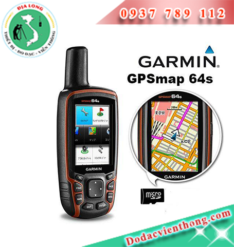 Máy Định Vị Cầm Tay GPS MAP 64S